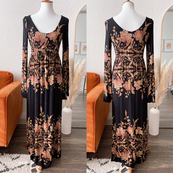 Free People Bell Sleeve Maxi Dress - Picture 7 of 7